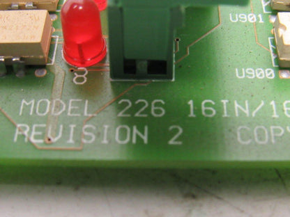 Sciemetric Model 226 Rev 2 16 Channel I/O SSR Solid State Relay Module