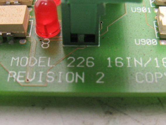 Sciemetric Model 226 Rev 2 16 Channel I/O SSR Solid State Relay Module