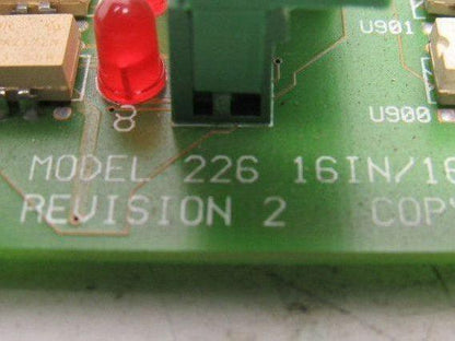 Sciemetric Model 226 Rev 2 16 Channel I/O SSR Solid State Relay Module