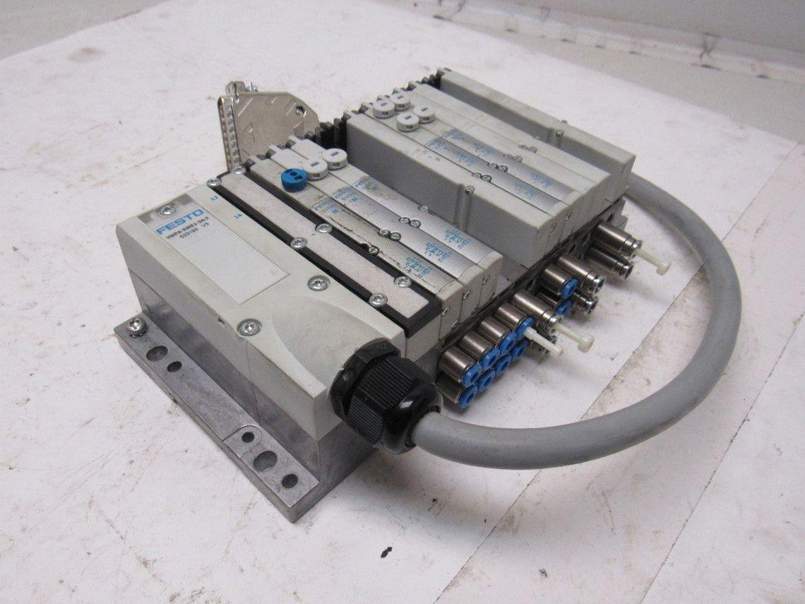 Festo VMPA1-MPM-EMM-8 533347 5/2-Way Double 3/2 Pneumatic Valve Bank