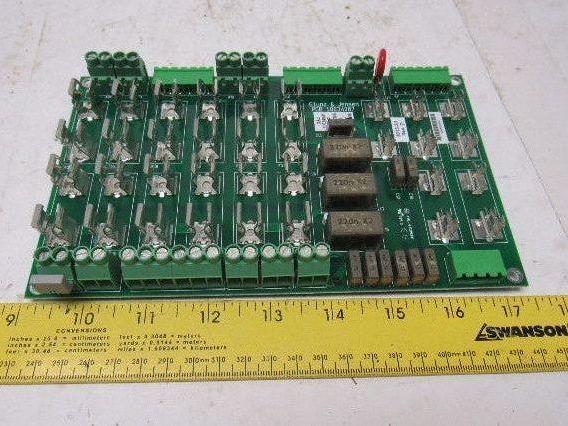Glunz & Jensen 10034941 Rev D PCB Panel Fuse Board