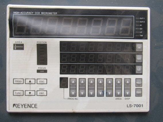 Keyence LS-7001 Interface Readout Display Controller W/Enclosure