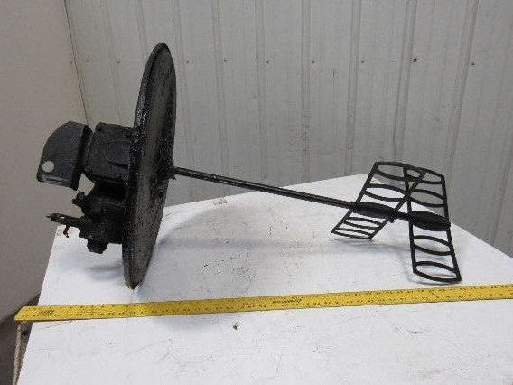 Mixer Tank Barrel Pneumatic Air Mixer W/Gear Reducer Fits 55 Gallon Drum