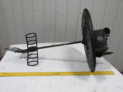 Mixer Tank Barrel Pneumatic Air Mixer W/Gear Reducer Fits 55 Gallon Drum