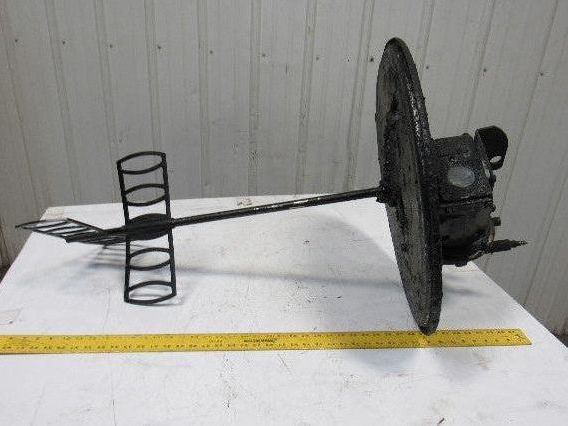 Mixer Tank Barrel Pneumatic Air Mixer W/Gear Reducer Fits 55 Gallon Drum
