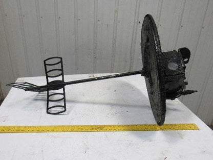 Mixer Tank Barrel Pneumatic Air Mixer W/Gear Reducer Fits 55 Gallon Drum