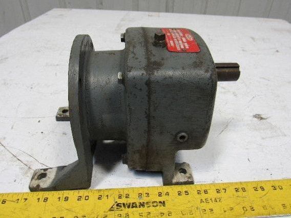 Dayton 2Z935A 19:1 Ratio 1725RPM 1/2Hp Input 92RPM Output Inline Gear Reducer