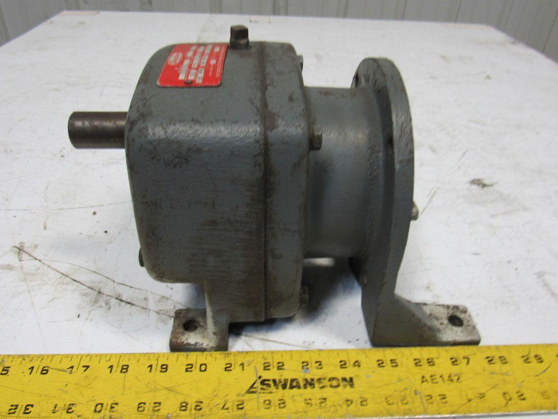 Dayton 2Z935A 19:1 Ratio 1725RPM 1/2Hp Input 92RPM Output Inline Gear Reducer