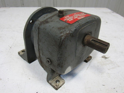 Dayton 2Z935A 19:1 Ratio 1725RPM 1/2Hp Input 92RPM Output Inline Gear Reducer
