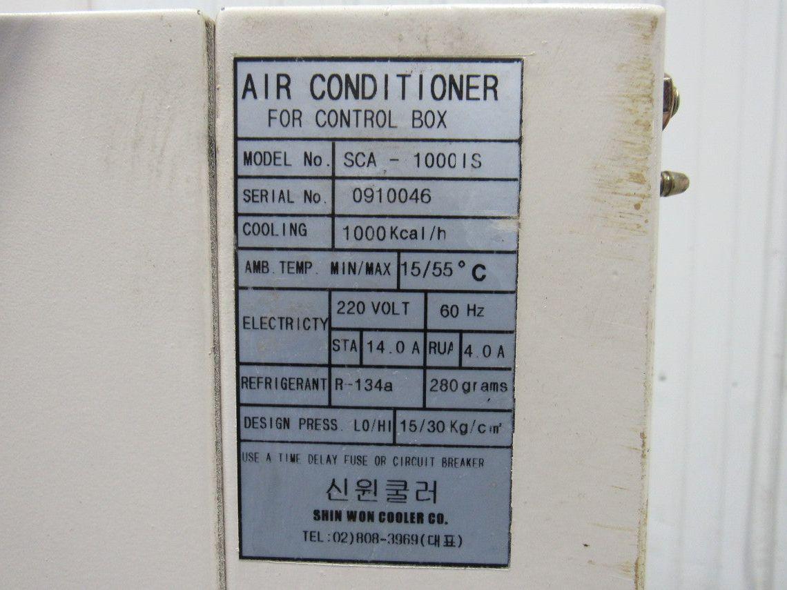 Shin Won Cooling SCA-1000IS 220V 60Hz 1000kcal/hr. Enclosure Air Conditioner