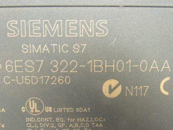 Siemens Simatic S7 6ES7322-1BH01-0AA0 24 VDC Output Module