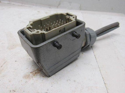 42 Pin 600V Heavy Duty Cam Lock Electrical Panel Mount Plug Set