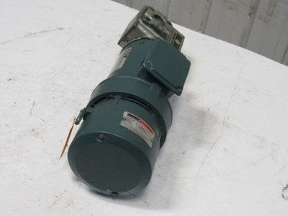 Reliance P56H3439U 5:1 Ratio 208-230/460V 1Hp 3Ph RH Output Gear Motor W/ Brake