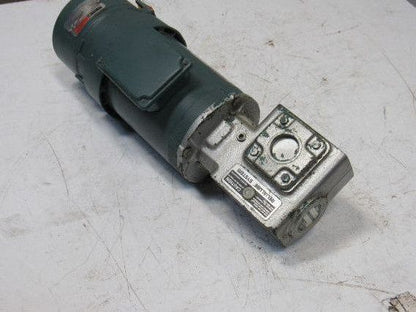 Reliance P56H3439U 5:1 Ratio 208-230/460V 1Hp 3Ph RH Output Gear Motor W/ Brake