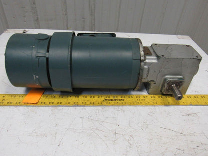 Reliance P56H3439U 5:1 Ratio 208-230/460V 1Hp 3Ph RH Output Gear Motor W/ Brake