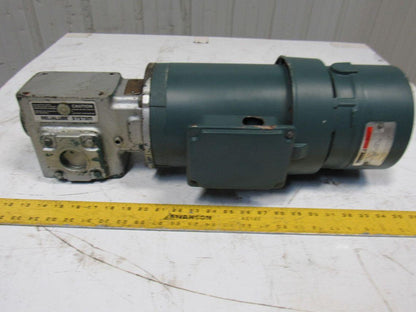 Reliance P56H3439U 5:1 Ratio 208-230/460V 1Hp 3Ph RH Output Gear Motor W/ Brake