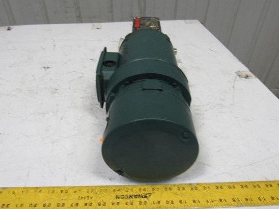 Reliance P56H3439U 5:1 Ratio 1Hp 3Ph 208-230/460-480V 60Hz Gear Motor W/Brake