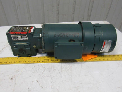 Reliance P56H3439U 5:1 Ratio 1Hp 3Ph 208-230/460-480V 60Hz Gear Motor W/Brake