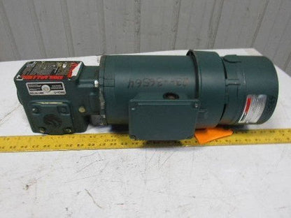 Reliance P56H3439U 5:1 Ratio 1Hp 3Ph 208-230/460-480V 60Hz Gear Motor W/Brake
