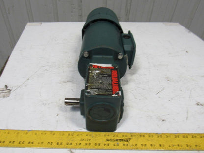 Reliance P56H3439U 5:1 Ratio 1Hp 3Ph 208-230/460-480V 60Hz Gear Motor W/Brake