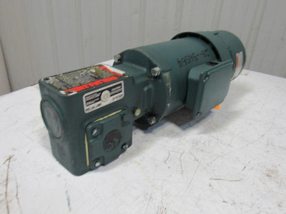 Reliance P56H3439U 5:1 Ratio 1Hp 3Ph 208-230/460-480V 60Hz Gear Motor W/Brake