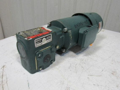 Reliance P56H3439U 5:1 Ratio 1Hp 3Ph 208-230/460-480V 60Hz Gear Motor W/Brake
