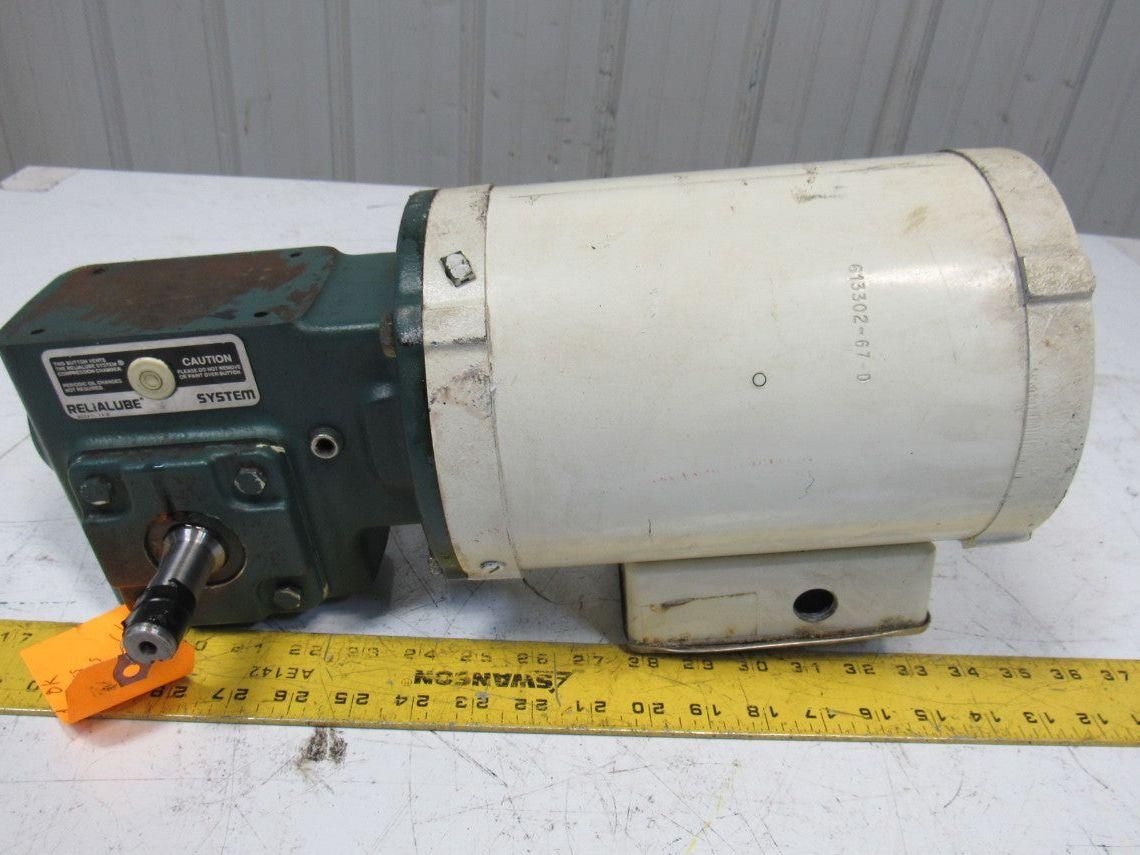 Reliance P56X4516P 7.5:1 Ratio 3/4Hp 208-230/460V LH Output Gear Motor