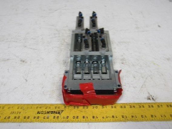 Festo DZF-40-10-P-A 10 Bar 145PSI Flat Pneumatic Air Cylinder Punch Head