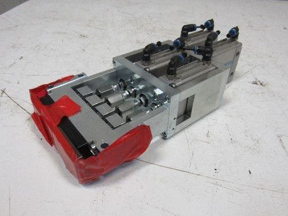 Festo DZF-40-10-P-A 10 Bar 145PSI Flat Pneumatic Air Cylinder Punch Head