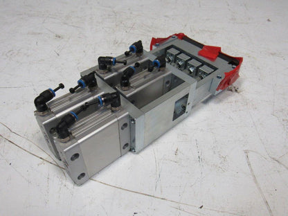 Festo DZF-40-10-P-A 10 Bar 145PSI Flat Pneumatic Air Cylinder Punch Head