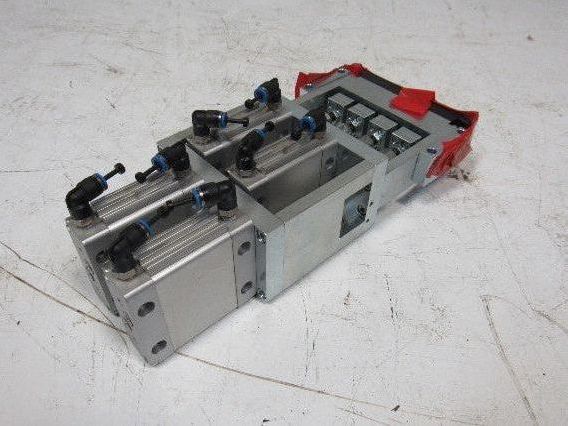 Festo DZF-40-10-P-A 10 Bar 145PSI Flat Pneumatic Air Cylinder Punch Head