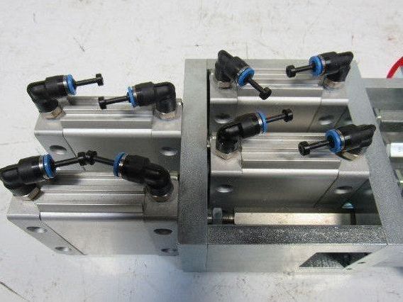 Festo DZF-40-10-P-A 10 Bar 145PSI Flat Pneumatic Air Cylinder Punch Head
