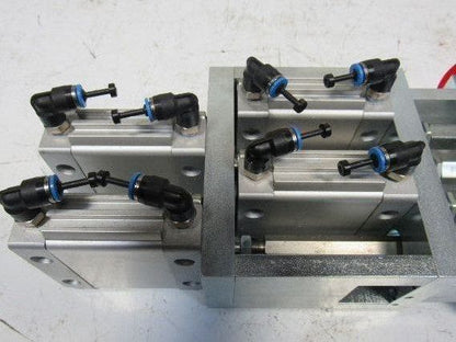 Festo DZF-40-10-P-A 10 Bar 145PSI Flat Pneumatic Air Cylinder Punch Head