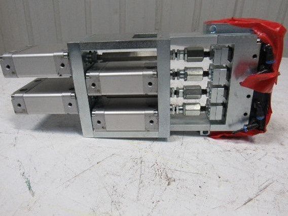 Festo DZF-40-10-P-A 10 Bar 145PSI Flat Pneumatic Air Cylinder Punch Head