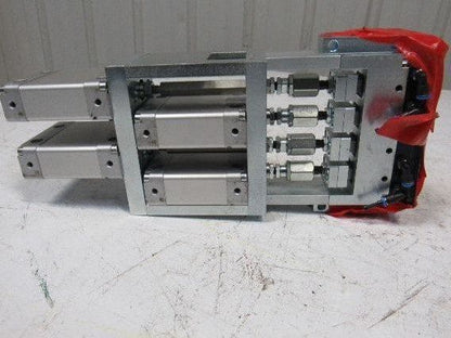Festo DZF-40-10-P-A 10 Bar 145PSI Flat Pneumatic Air Cylinder Punch Head