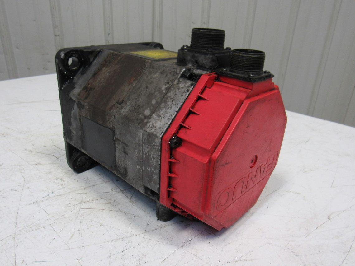 Fanuc A06B-0143-B076 IEC34-1/A2 2.8kW 3000RPM 155V 200Hz AC Servo Motor A12/3000
