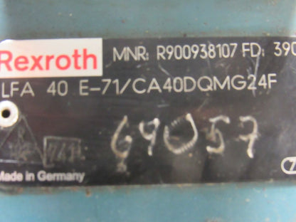 Rexroth LFA 40-E-71/CA40DQMG24F NG 40 420 Bar Cartridge Valve