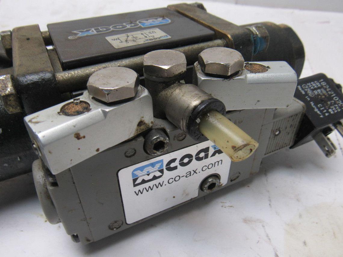 Coax 5-VMK 15DR NC 3/2 Way 0-100 Bar 24V Coil Solenoid Operated Pneumatic Valve