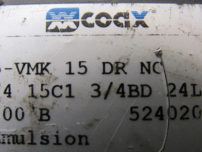 Coax 5-VMK 15DR NC 3/2 Way 0-100 Bar 24V Coil Solenoid Operated Pneumatic Valve