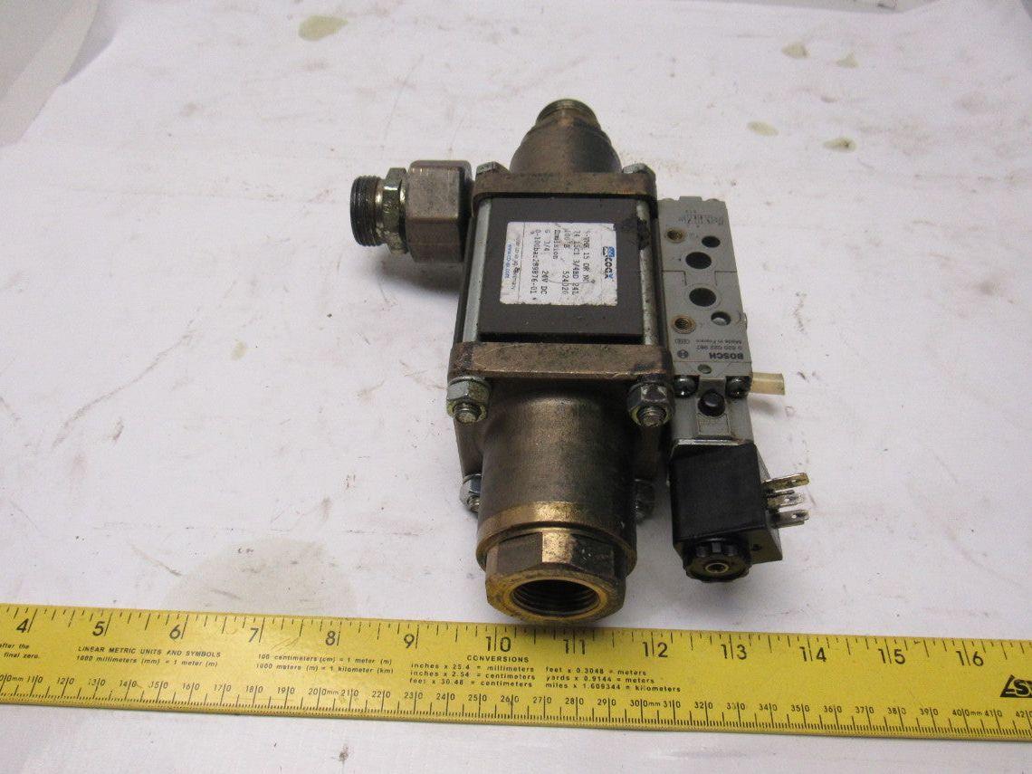 Coax 5-VMK 15DR NC 3/2 Way 0-100 Bar 24V Coil Solenoid Operated Pneumatic Valve