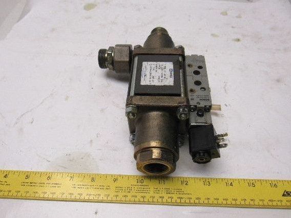 Coax 5-VMK 15DR NC 3/2 Way 0-100 Bar 24V Coil Solenoid Operated Pneumatic Valve