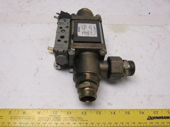 Coax 5-VMK 15DR NC 3/2 Way 0-100 Bar 24V Coil Solenoid Operated Pneumatic Valve