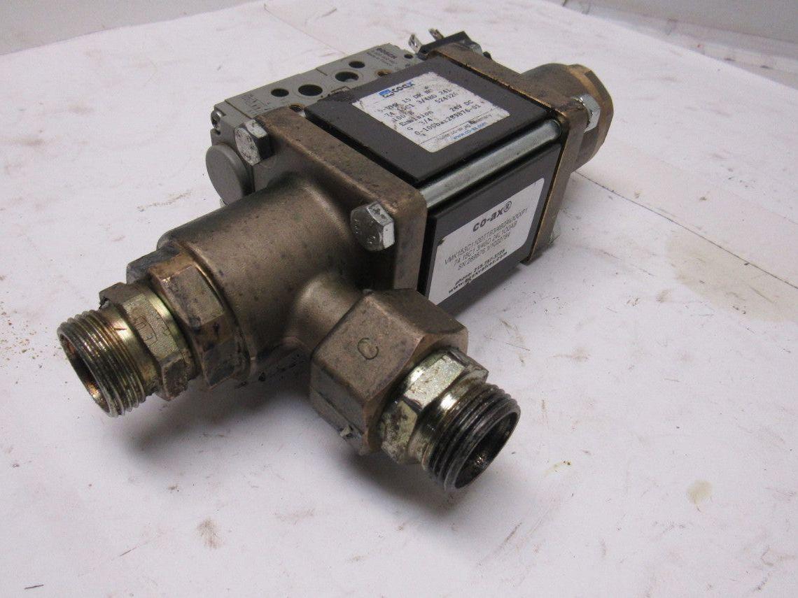 Coax 5-VMK 15DR NC 3/2 Way 0-100 Bar 24V Coil Solenoid Operated Pneumatic Valve