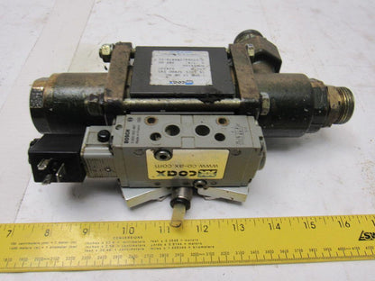Coax 5-VMK 15DR NC 3/2 Way 0-100 Bar 24V Coil Solenoid Operated Pneumatic Valve