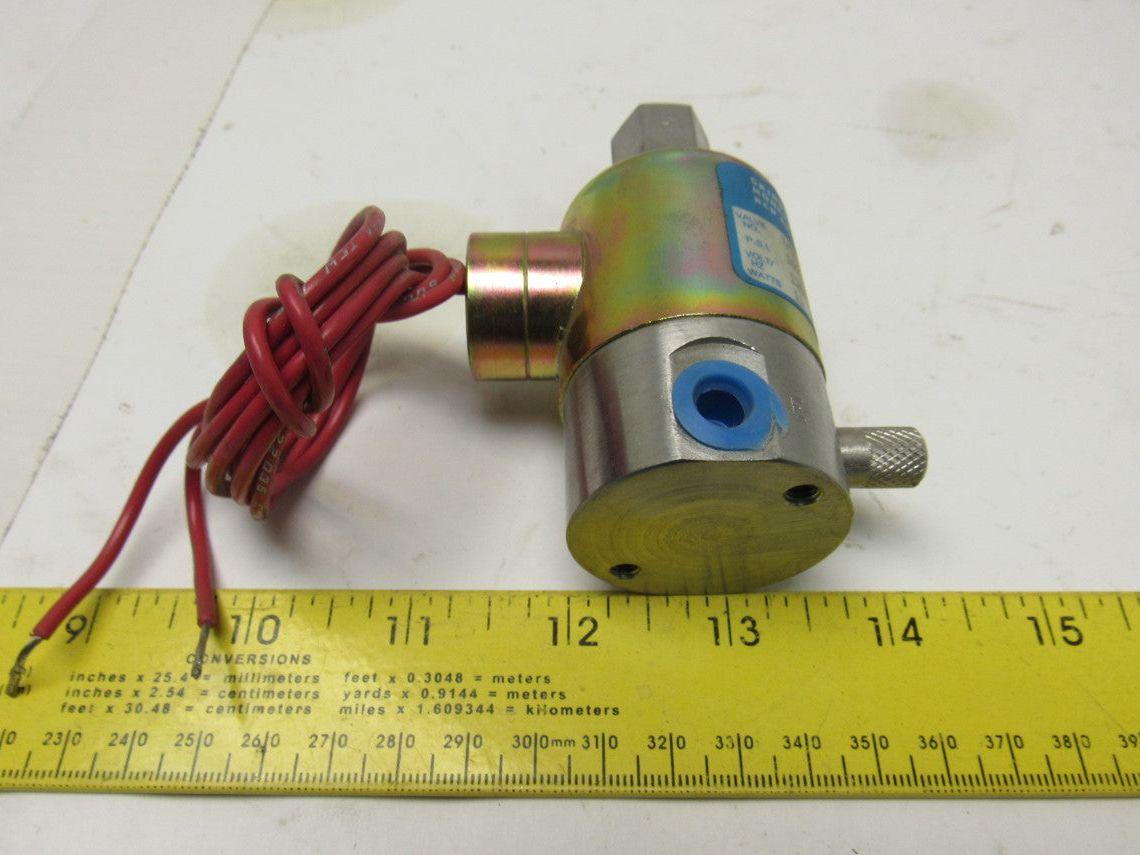 Honeywell/Skinner V5D16625 Solenoid Valve 100PSI 120V 1Ph 11 Watts