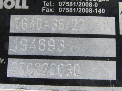 Siemens 1LA7096-2AA93 TG40-36/22 2.2kW 3490RPM 266/460V 50/60Hz Centrifugal Pump