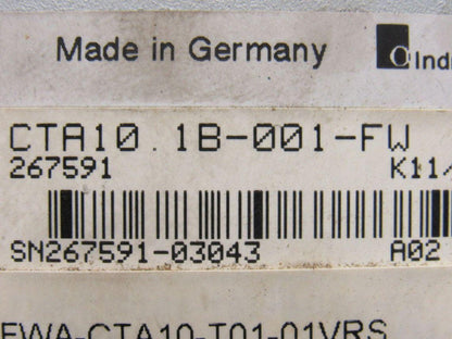 Indramat CTA10.1B-001-FW Operator Interface Panel Key Pad FWA-CTA-T01-01VRS
