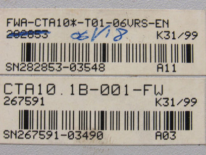 Indramat FWA-CTA10*-T01-06VRS-EN Operator Interface Panel CTA10.1B-001-FW
