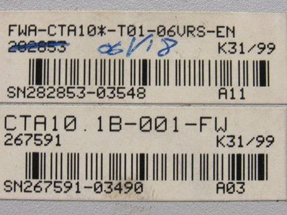 Indramat FWA-CTA10*-T01-06VRS-EN Operator Interface Panel CTA10.1B-001-FW