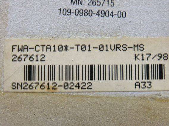 Indramat FWA-CTA10*-T01-01VRS-MS Operator Interface Panel Key Pad